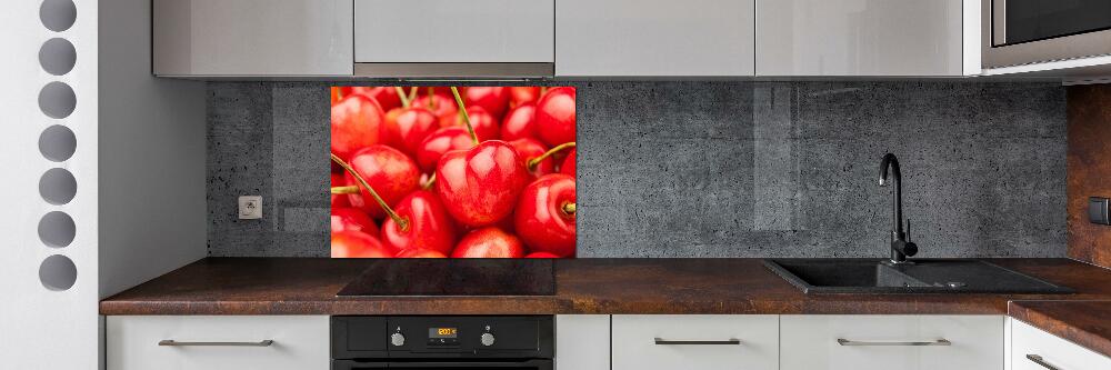 Cooker splashback Cherry