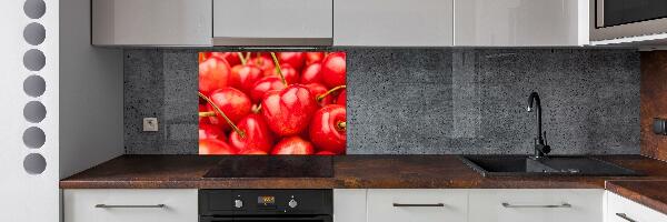 Cooker splashback Cherry