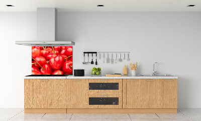 Cooker splashback Cherry