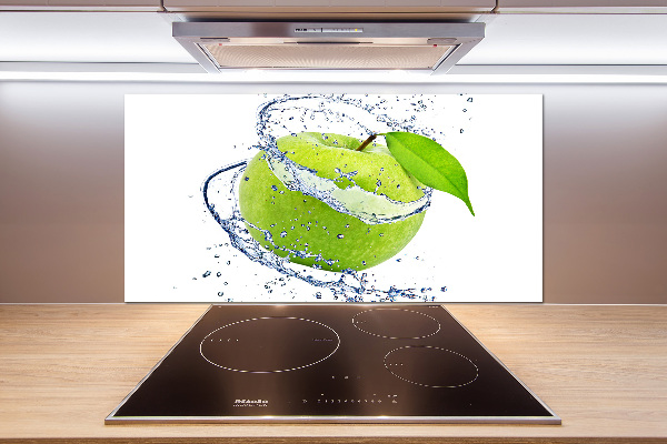 Cooker splashback Green apple