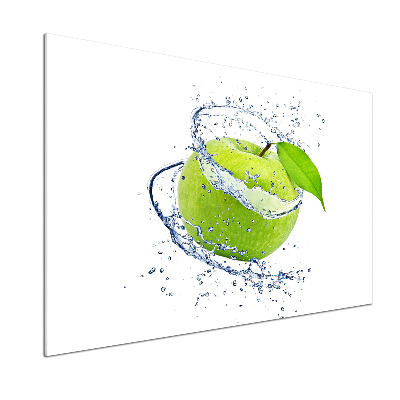 Cooker splashback Green apple