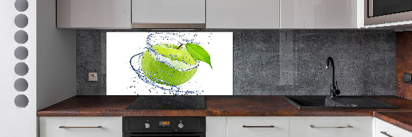 Cooker splashback Green apple