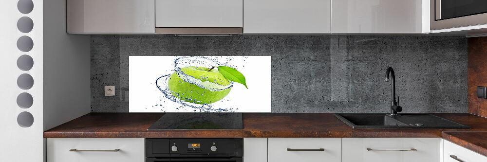 Cooker splashback Green apple