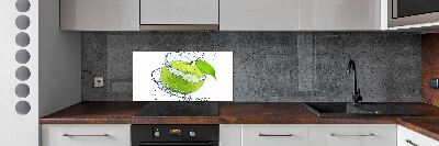 Cooker splashback Green apple