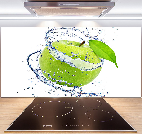 Cooker splashback Green apple