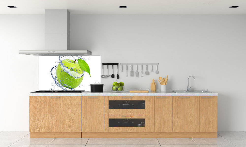 Cooker splashback Green apple