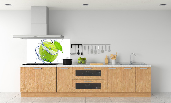 Cooker splashback Green apple