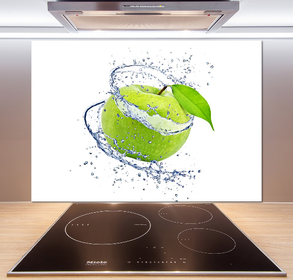 Cooker splashback Green apple