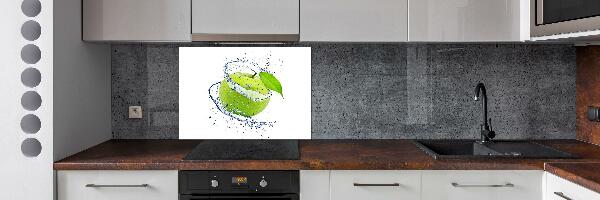 Cooker splashback Green apple