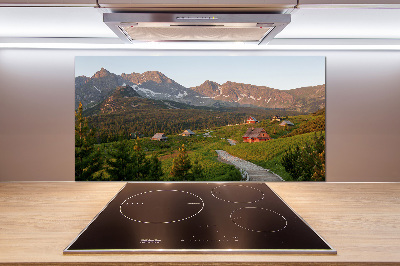 Cooker splashback Glade in the Tatra Mountains