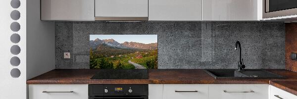 Cooker splashback Glade in the Tatra Mountains