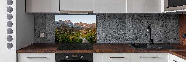 Cooker splashback Glade in the Tatra Mountains