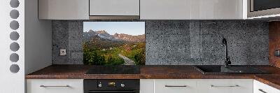 Cooker splashback Glade in the Tatra Mountains