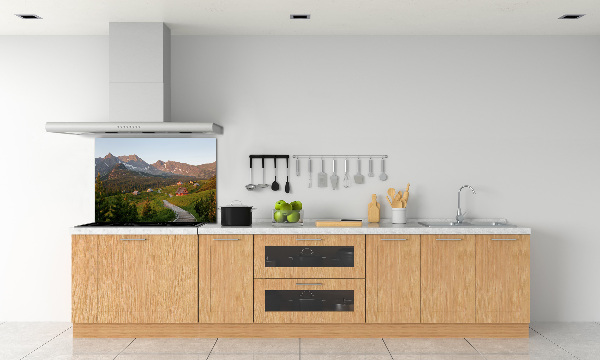 Cooker splashback Glade in the Tatra Mountains