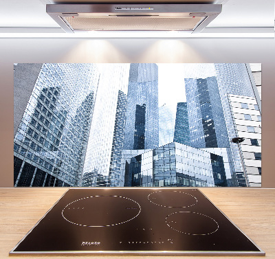 Cooker splashback Skyscrapers