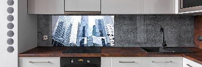 Cooker splashback Skyscrapers