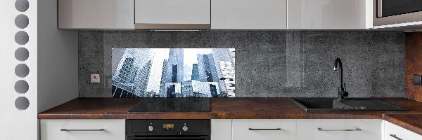 Cooker splashback Skyscrapers