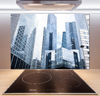 Cooker splashback Skyscrapers