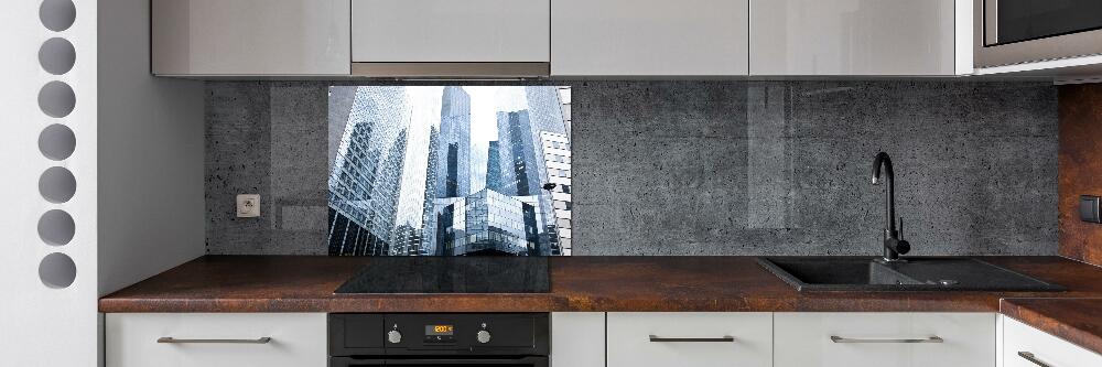 Cooker splashback Skyscrapers