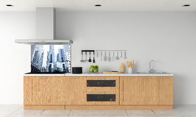 Cooker splashback Skyscrapers