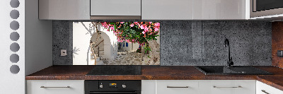 Kitchen wall panels Charming streets