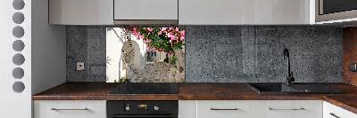 Kitchen wall panels Charming streets