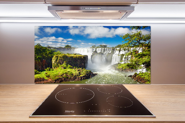 Cooker splashback Argentina waterfall