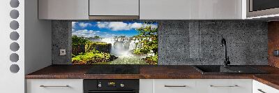 Cooker splashback Argentina waterfall