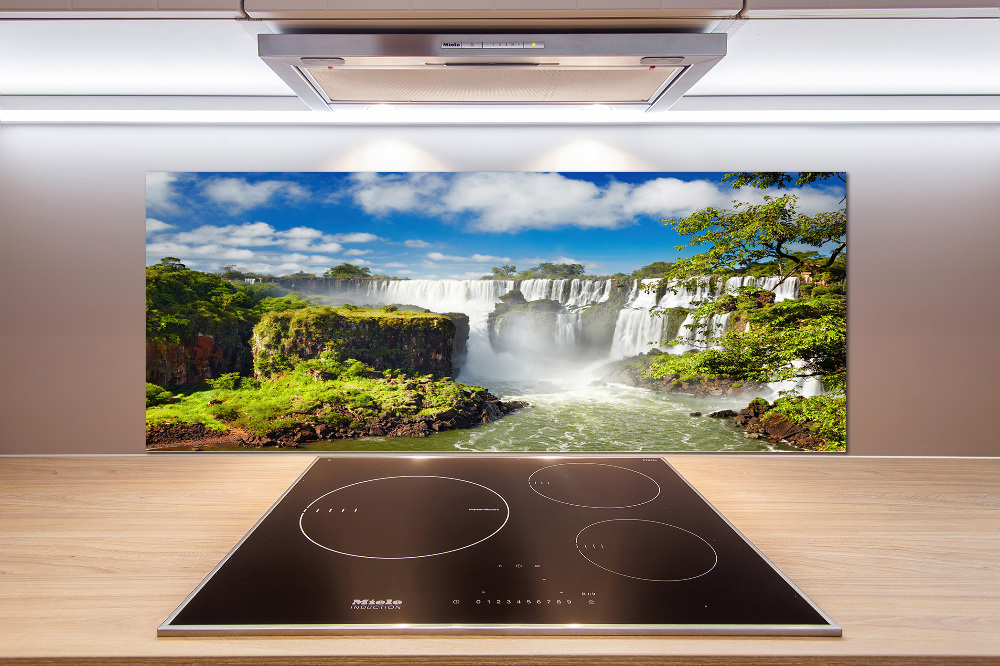 Cooker splashback Argentina waterfall