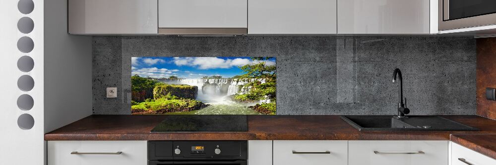 Cooker splashback Argentina waterfall