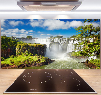 Cooker splashback Argentina waterfall