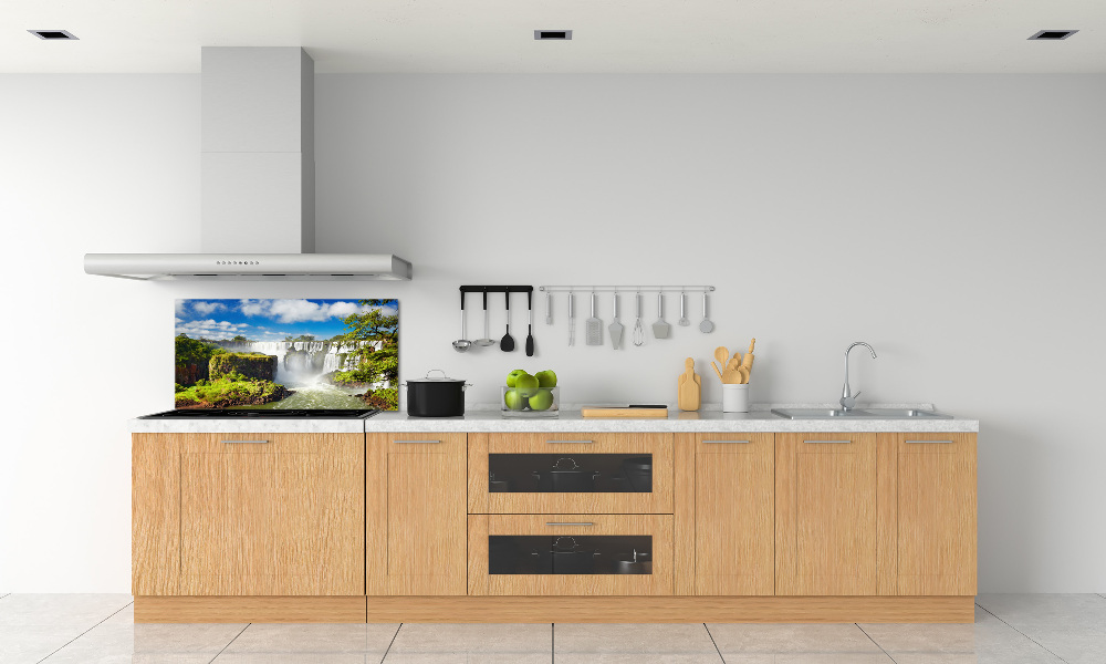 Cooker splashback Argentina waterfall