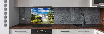 Cooker splashback Argentina waterfall