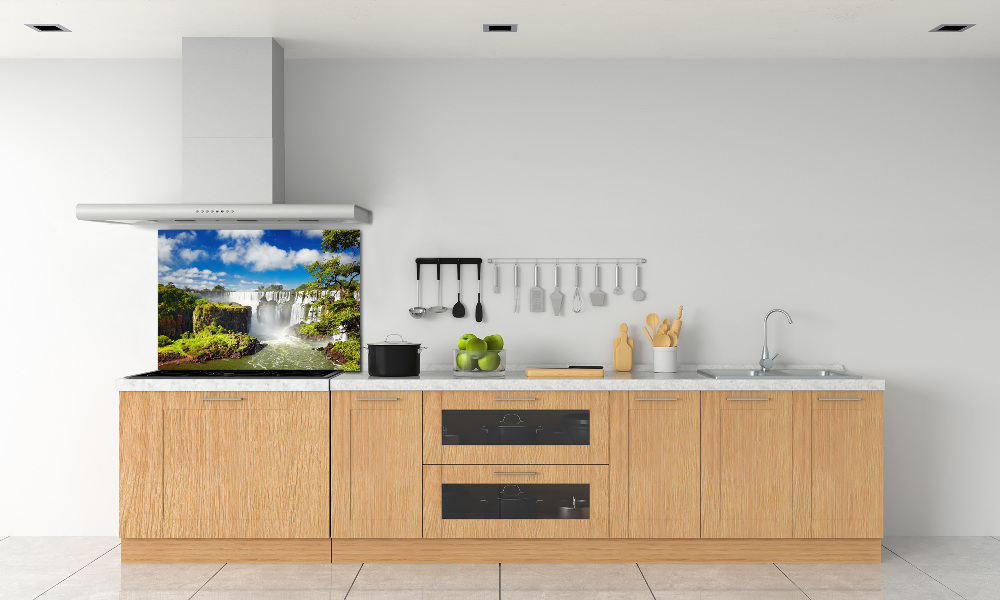 Cooker splashback Argentina waterfall