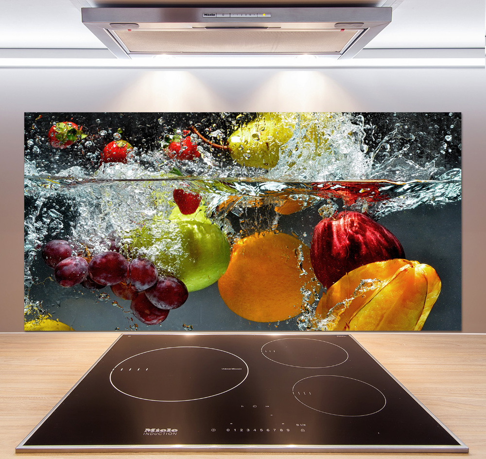 Cooker splashback Fruits and vegetables