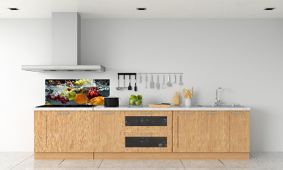 Cooker splashback Fruits and vegetables