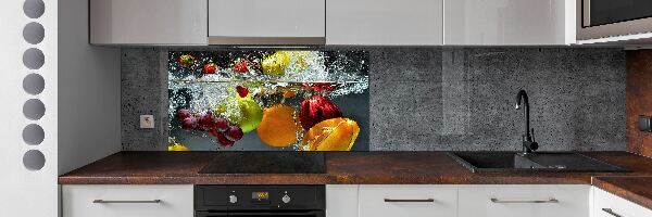 Cooker splashback Fruits and vegetables