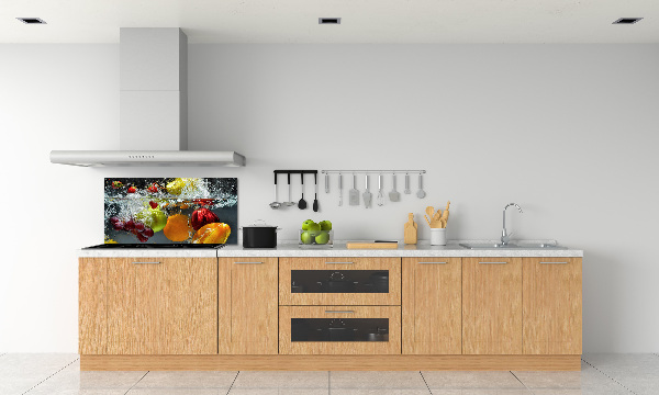 Cooker splashback Fruits and vegetables