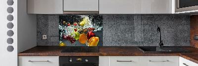 Cooker splashback Fruits and vegetables