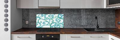 Cooker splashback Abstract spirals