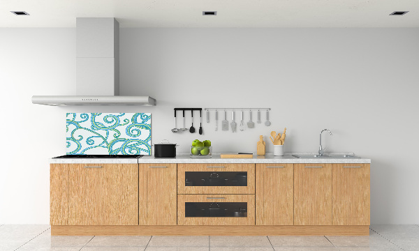 Cooker splashback Abstract spirals