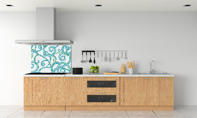 Cooker splashback Abstract spirals