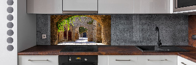 Kitchen wall panels Charming streets