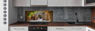 Kitchen wall panels Charming streets