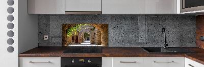 Kitchen wall panels Charming streets