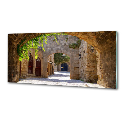 Kitchen wall panels Charming streets