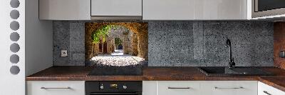 Kitchen wall panels Charming streets