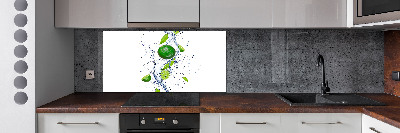 Cooker splashback Lime and water