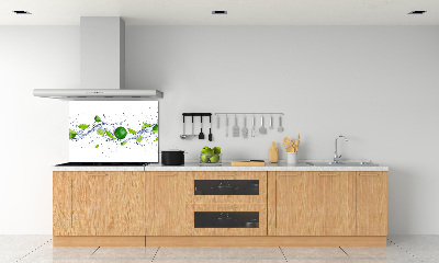 Cooker splashback Lime and water