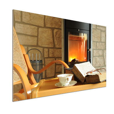 Cooker splashback Fireplace